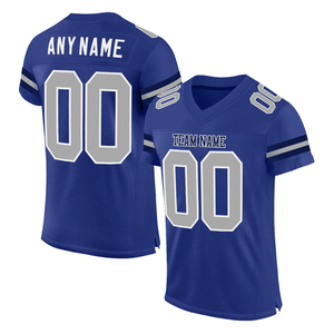 Maillot de football américain léger en mesh, personnalisé avec l'impression de l'équipe, manches courtes, séchage rapide, uniforme athlétique pour les tournois - Product Image 1