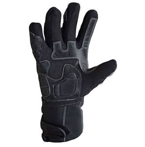 Gants de moto en cuir véritable pour motocross, antidérapants, imperméables, noirs et blancs, longs, unisexes - Product Image 3
