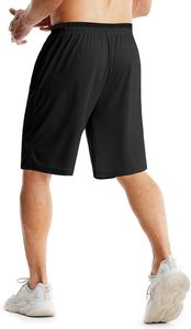 Shorts Cargo Décontractés d'Été pour Hommes en Coton Respirant Léger avec Taille Élastique et Cordon de Serrage, Multi-Poches, pour Activités de Plein Air et Voyage, Couleur Unie - Product Image 3