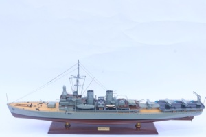 Modelo de Velero de Madera Hecho a Mano HMS Gotland, Decoración de Mesa con Temática Oceánica, Artículo Coleccionable de Arte Antiguo Personalizado - Product Image 1