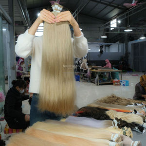 Haute qualité 100% cheveux vietnamiens crus vague naturelle extensions de cheveux en vrac faisceaux du Vietnam cuticule intacte-direct du fournisseur - Product Image 3