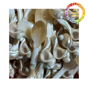 Elegante Cuchara de Nácar Natural Hecha a Mano para Café, para Comidas de Lujo y Decoración del Hogar - Product Image 5
