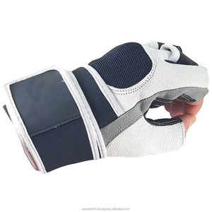 Gants de sport demi-doigts en PU légers et respirants avec fermeture à boucle pour entraînement de fitness unisexe et musculation - Product Image 6