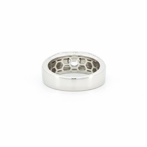 Bague large unisexe en argent 925 avec moissanite ronde de 4 mm – Idéale pour un cadeau d'anniversaire ou de fête - Product Image 6