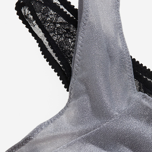 Lot de 3 strings pour femmes, imprimé léopard, dentelle, sans couture, ultra fins, taille basse, coton, basiques, séchage rapide, RABUSH SPORTS - Product Image 4