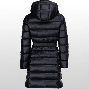 Dernière veste longue matelassée pour femme, résistante à l'eau, avec rembourrage en polyester, chaude et à capuche - Product Image 2