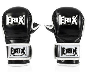 Gants de MMA en cuir de qualité supérieure, sur mesure, Fairtex, avec fermeture auto-agrippante réglable pour adultes - Product Image 1