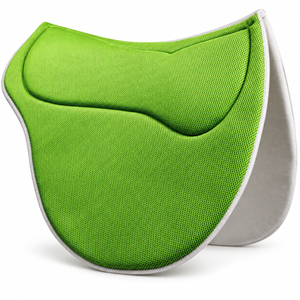 Almohadilla Transpirable para Silla de Montar con Superficie de Malla y Perfil Elevado |   Almohadilla de equitación con parte superior recortada y espalda en capas, con ribete. - Product Image 1
