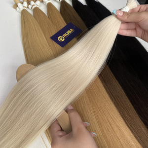 Extensiones de Cabello Humano Virgen Liso Rusahair, Color Claro, Cabello Vietnamita a Granel, Mechones de Una Sola Capa con Puntas Completas para Salón - Product Image 6