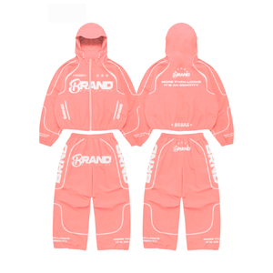 Mens Windbreaker Tracksuit 2 Piece Set Lightweight Jacket and Pants Outdoor Sportswear Streetwear Casual Fashion Outfit - Product Image 6