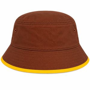 Sombrero de Pescador iota-phi-theta para Hombre, Color Marrón Dorado, Bordado con Letras Griegas, Sombrero Boonie de Fraternidad, Ala Ancha, Protección Solar para Exteriores - Product Image 4