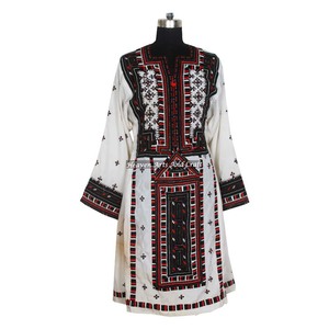 Vestido Tribal Afgano Balochi BDR057 al por Mayor, Vestido Bohemio Único, Vestido Vintage Hecho a Mano, Vestido Bohemio Banjara Balochi Auténtico - Product Image 5