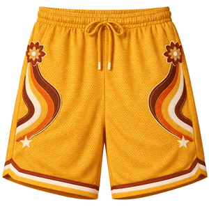 Pantalones Cortos Deportivos de Malla para Hombre, Modernos, Casuales, para Entrenamiento, Running, Fitness, Ligeros, de Secado Rápido, con Cintura Elástica - Product Image 5