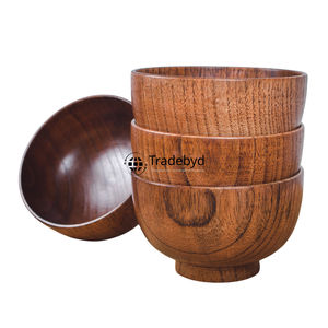 Bol de service en bois artisanal écologique de luxe, qualité supérieure pour la cuisine, la table à manger, la décoration de la maison par Tradebyd - Product Image 2