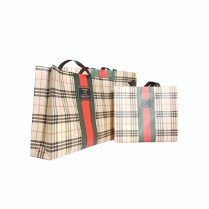 生态层压无纺布手提袋手提袋，带定制印刷标志 - Product Image 4