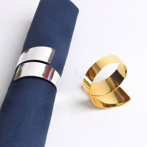 New Style Metal Napkin Ring Holder For Luxury <b>Dining</b> <b>Table</b> Decoration Wedding Party Banquet Event Decor - Product Image 2