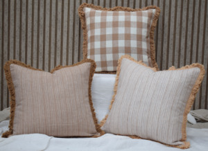 Solid Fringe Edge <b>High</b> Quality 100% Linen Cushion Cover for Sofa <b>Bed</b> Home Decoration Wholesale Manufacturer <b>Top</b> Selling Items - Product Image 5