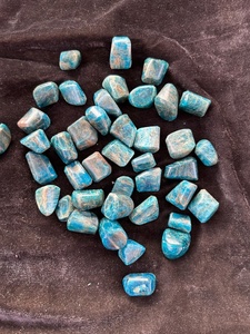 Agate Rais de Haute Qualité, Pierre Naturelle Bleue, Billes Roulées, Pierres de Gujarat pour la Décoration de Table à Domicile et la Thérapie par la Guérison - Product Image 5