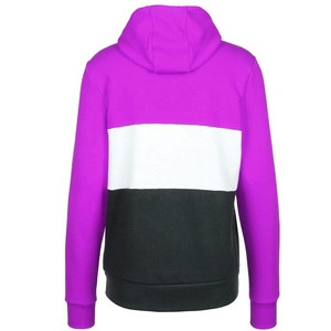 Sudadera con capucha unisex personalizada, elegante, de poliéster/algodón, con bloques de color liso, para hombre. - Product Image 6