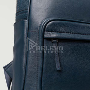 Bolsa de Viaje de Cuero Genuino de Lujo con Doble Correa, Logotipo Personalizado, MOQ Bajo, Marca Privada, Mochila de Gran Capacidad para Hombre, Bolsa para Portátil - Product Image 6