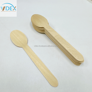 Eco Life Cubiertos de madera Tarifa de fábrica Juego de cubiertos de madera compostable Cocina Cuchara de madera - Product Image 6