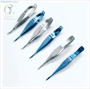 Tijeras Corneales Universales Reutilizables Castroviejo, Instrumentos Oftálmicos Anteriores, Pinzas de Cirugía Ocular de Acero para Uso Hospitalario - Product Image 2