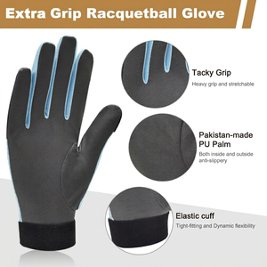 Premium Selection Racquetball Gloves Unbeatable Grip Performance Soft Leather Court Gloves with Multi Color Options for Retailer - Product Image 4