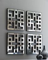 Sculpture murale décorative moderne de luxe en métal, motif feuillage, finition thermolaquée, personnalisable pour chambre et salon