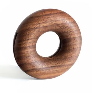 Scelleuse de sacs personnalisable pour riz, légumineuses et sucre, en bois massif, design beignet, avec un prix incroyable - Product Image 3