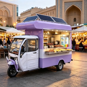 Triciclo Eléctrico para Helados en Venta, con Congelador y Barra de Aderezos, Ideal para Eventos de Verano en la Playa - Product Image 1