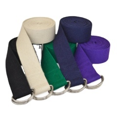 Sangle de yoga en coton multicolore réglable pour exercices d'étirement, vente en gros, prix avantageux, provenance indienne - Product Image 4