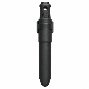 Cuchillos Negros de Hoja Fija para Exteriores con Borde Plateado Oscuro, Textura de Diamante, Empuñadura Ergonómica y Funda Protectora Negra para Camping - Product Image 6