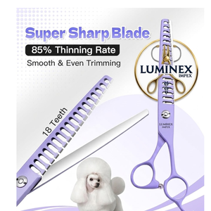 Premium Pet Grooming <b>Scissors</b> Set – Made from High-Quality Stainless Steel, Professional <b>Dog</b> & Cat Hair Cutting Kit with Case - Product Image 5