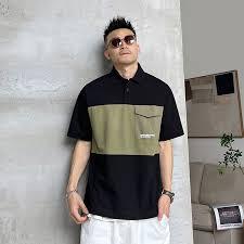 Camiseta Extra Grande de Jersey de Primera Calidad |   Camiseta de Manga Corta 100% Algodón con Bolsillo |   Ropa Urbana Transpirable con Diseño Personalizado para - Product Image 4