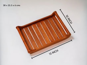 Bandeja de Desayuno de Madera Premium Unicorn Handicrafts con Asas para Café, Té, Aperitivos, Comida, Bebidas, Comedor, Hogar, Restaurante - Product Image 6