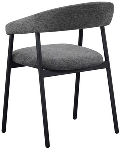 Chaise de salle à manger moderne en métal et fer - Product Image 4