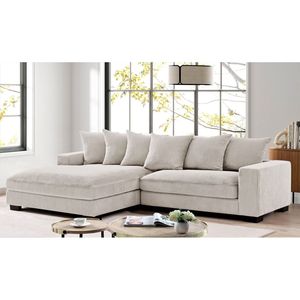 Divano Sezionale di Lusso da 102,4 Pollici con Chaise Longue a L, 2 Pezzi, Orientabile a Sinistra, Imbottito per Arredamento Soggiorno di Lusso - Product Image 3