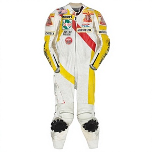 Traje de Carreras MotoCP Helmut Bradl Zonda 1 Pieza de Cuero Vacuno/Canguro para Moto/Conducción/Mono MotoCP - Product Image 1