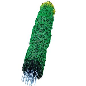 Rete Elettrica Portatile per Recinzione Capre 89 cm H x 50 m L con Pali a Doppia Punta e Pali in PE per Allevamento - Product Image 2