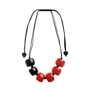 Collar de Resina y Madera de Diseño Contemporáneo para Abalorios y Surtidos de Cuentas de Moda - Product Image 1