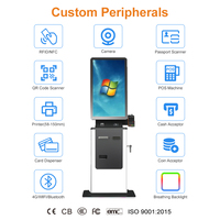 Kiosque de paiement intelligent à écran tactile avec serrure à clé personnalisée, avec plusieurs grilles commerciales pour un usage en appartement