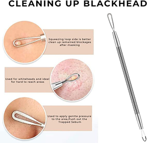 Stainless Steel Pimple <b>Extractor</b> Customizable Packaging Latest Design KANEKA ENTERPRISES High Quality Face <b>Blackhead</b> Remover - Product Image 2