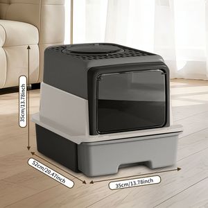 Triple Thick <b>Cat</b> Litter <b>Box</b> in XXL and XXXL Sizes Large Inner Space Stable Durable Quality Assured for Cross Border Shipping - Product Image 5