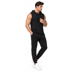 Sudadera sin Mangas Personalizada para Hombre, con Apliques Bordados, Diseño OEM/ODM, de Algodón y Felpa, Ecológica, para Gimnasio, Entrenamiento y Fitness - Product Image 6