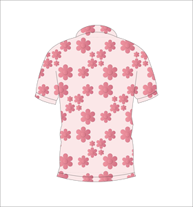 เสื้อโปโลพิมพ์ลายดอกเดซี่สีชมพูแบบกำหนดเองสำหรับผู้ชาย แขนสั้น สวมใส่สบาย ระบายอากาศได้ดี น้ำหนักเบา แฟชั่นเสื้อกอล์ฟฤดูร้อน - Product Image 2