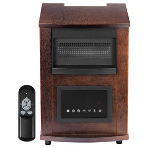 Stufa Elettrica a Infrarossi da 1500W con Telecomando, Schermo LED e Timer 24H, Riscaldatore per Ambienti con Temperatura Regolabile - Product Image 1