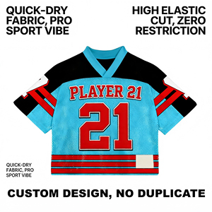 Camiseta de Fútbol Personalizada 2026, Talla Grande, 100% Poliéster, Estilo Moderno, Impresión Láser, Corte Cuadrado, para Adultos, Servicio OEM de Verano - Product Image 2