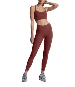 OEM Activewear Set <b>Workout</b> Outfits Womens Quick Dry Elastic Breathable Plain Gym <b>Jumpsuit</b> Women's Sports Fitness Yoga Set - Product Image 1