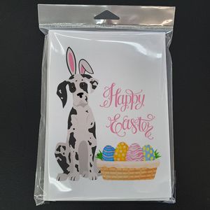 Harlequin Great Dane easter บัตรอวยพรแพ็คการ์ดเปล่า8ใบ A7แปลกพร้อมซองจดหมายขนาด5x7 - Product Image 3