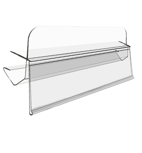 Negozio in plastica acrilica trasparente <span class=keywords><strong>cartellini</strong></span> dei <span class=keywords><strong>prezzi</strong></span> mensola etichetta Talker segnaletica del prezzo del supporto <span class=keywords><strong>per</strong></span> espositore - Product Image 1